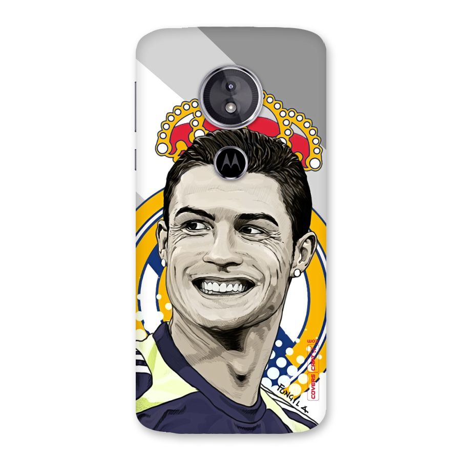 Ronaldo Madrid King Back Case for Moto E5
