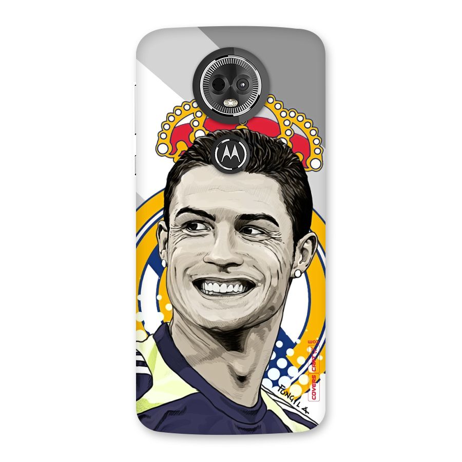 Ronaldo Madrid King Back Case for Moto E5 Plus