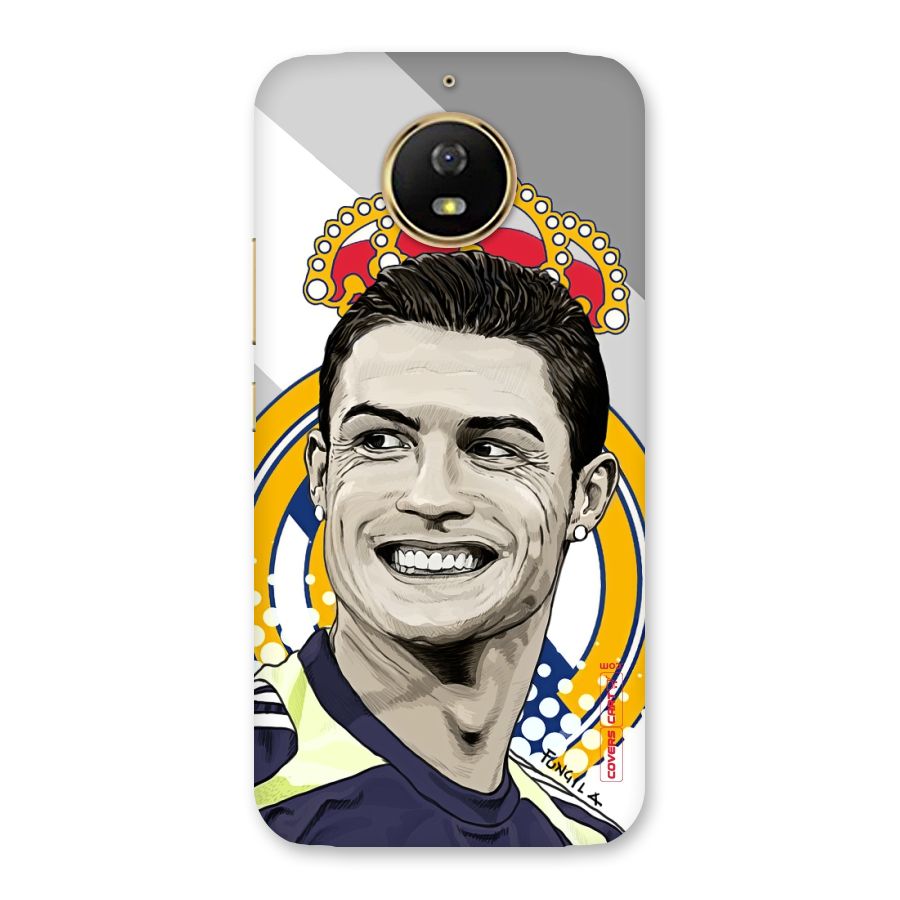 Ronaldo Madrid King Back Case for Moto G5s