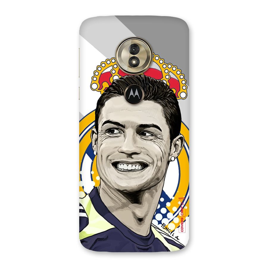 Ronaldo Madrid King Back Case for Moto G6 Play