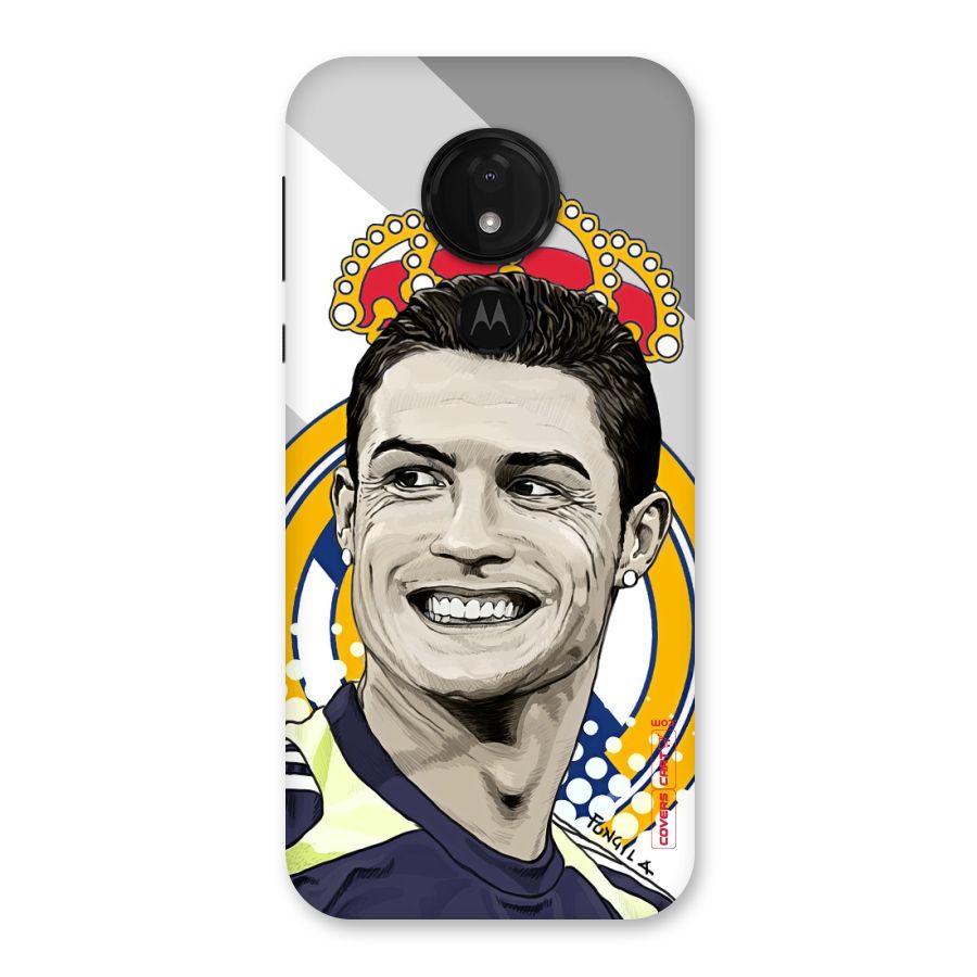 Ronaldo Madrid King Back Case for Moto G7 Power