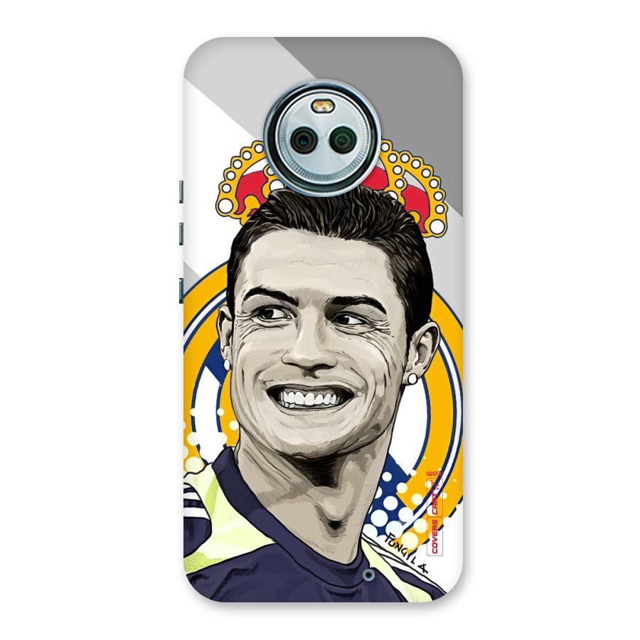 Ronaldo Madrid King Back Case for Moto X4