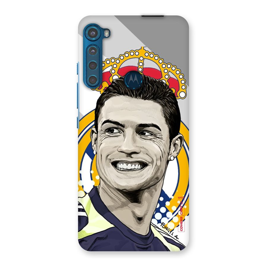 Ronaldo Madrid King Back Case for Motorola One Fusion Plus