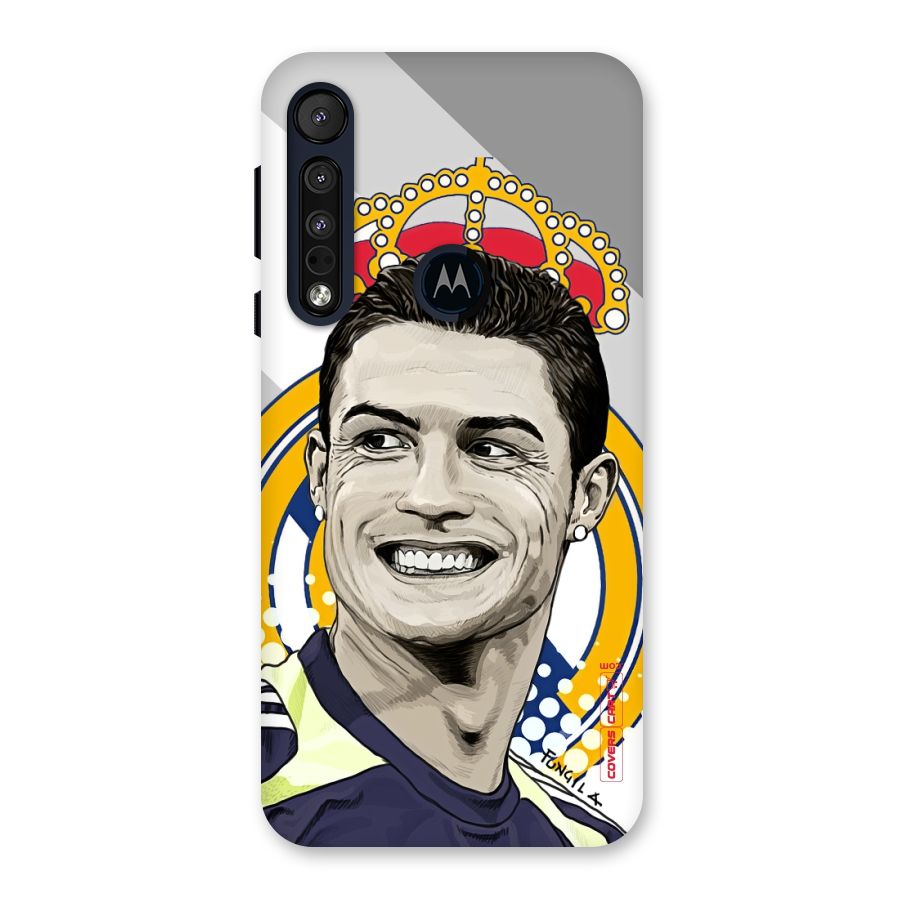 Ronaldo Madrid King Back Case for Motorola One Macro