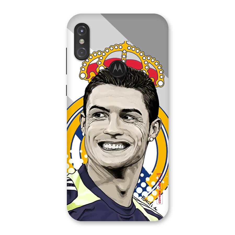 Ronaldo Madrid King Back Case for Motorola One Power