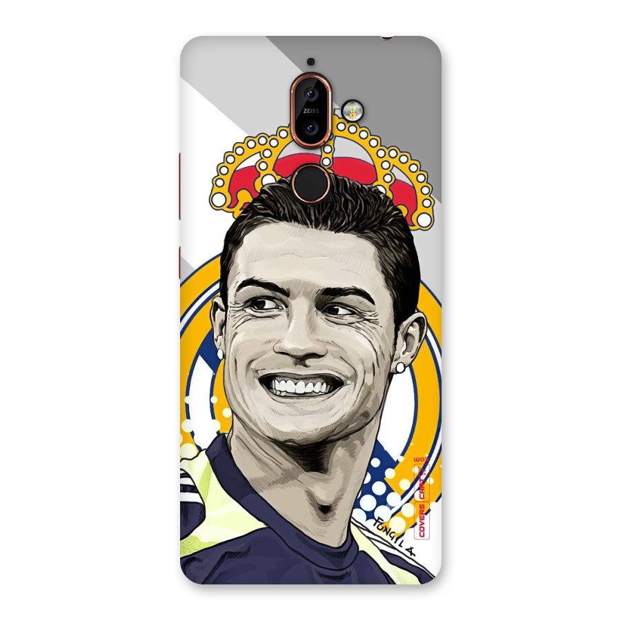 Ronaldo Madrid King Back Case for Nokia 7 Plus