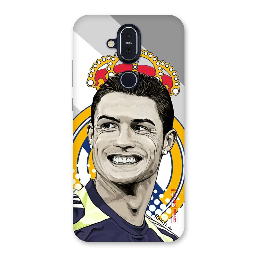 Ronaldo Madrid King Back Case for Nokia 8.1