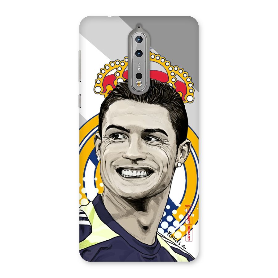 Ronaldo Madrid King Back Case for Nokia 8