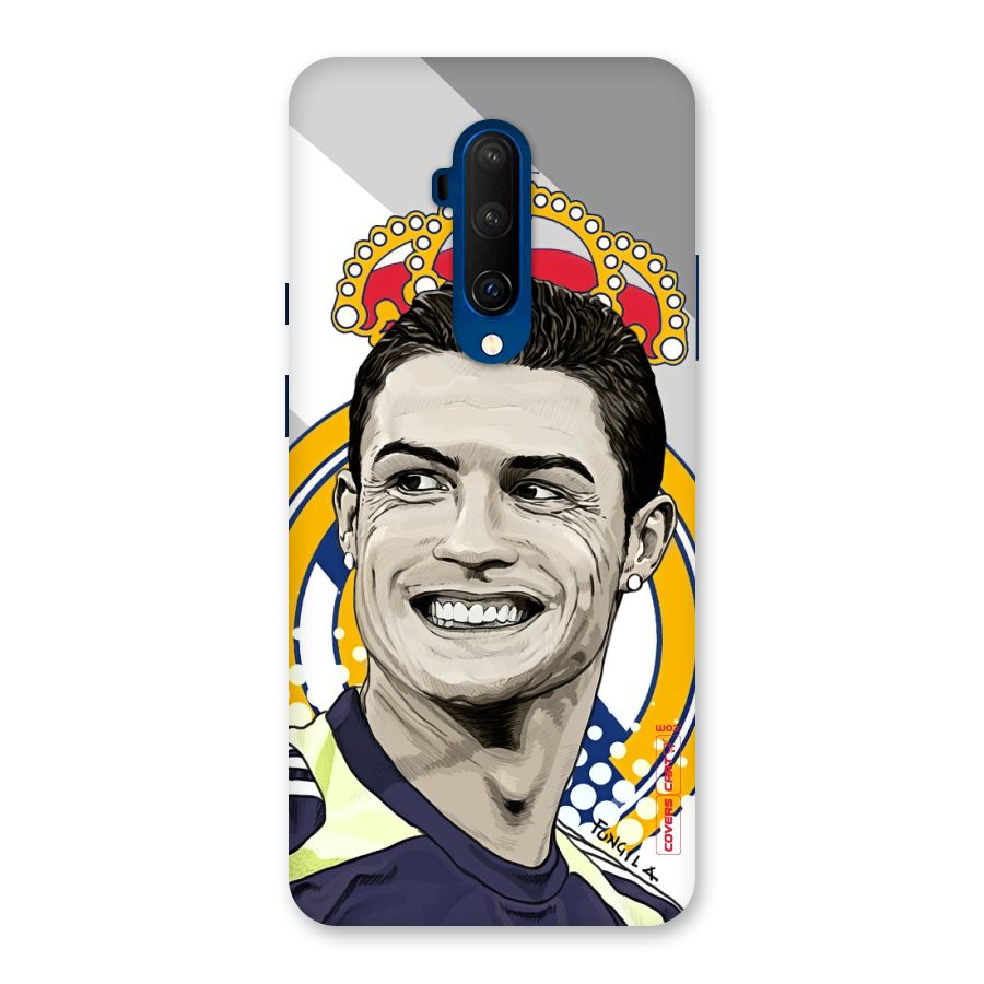 Ronaldo Madrid King Back Case for OnePlus 7T Pro