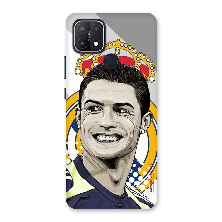Ronaldo Madrid King Back Case for Oppo A15s