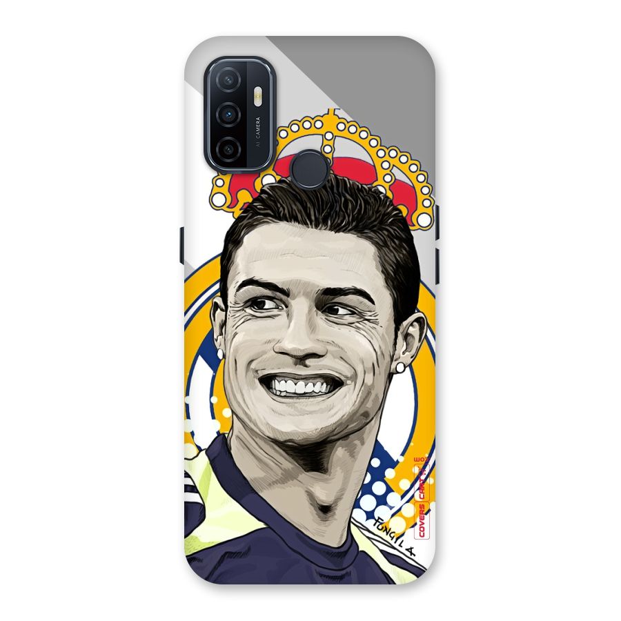 Ronaldo Madrid King Back Case for Oppo A32