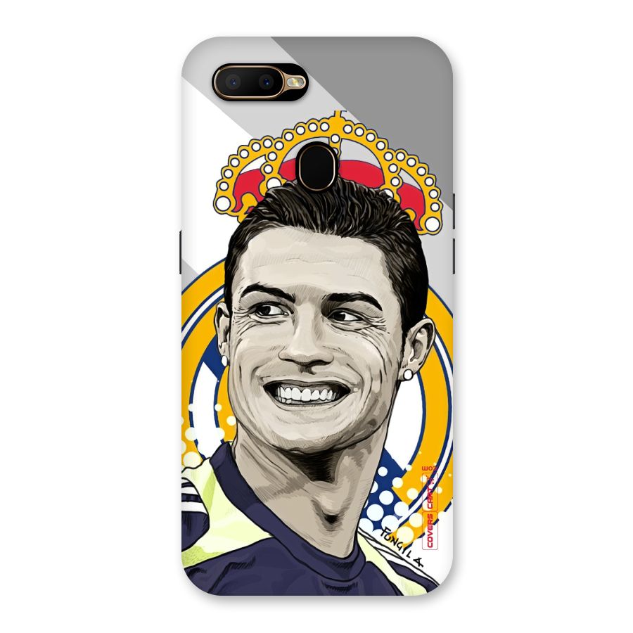 Ronaldo Madrid King Back Case for Oppo A5s