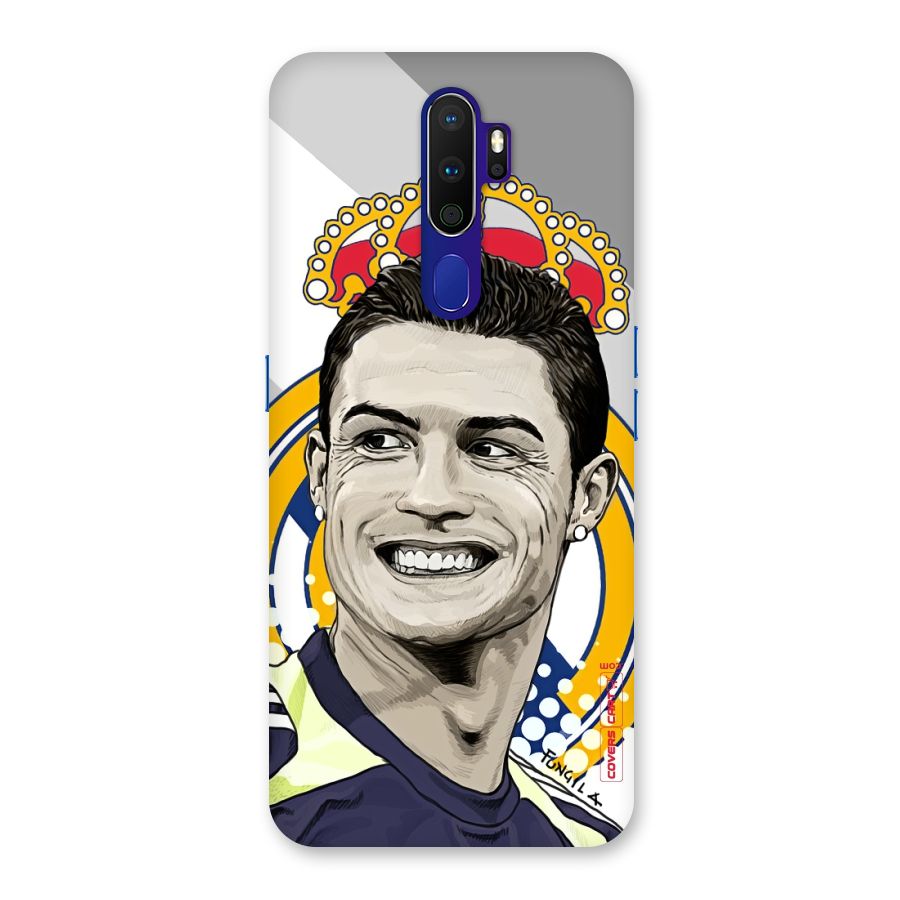 Ronaldo Madrid King Back Case for Oppo A9 (2020)