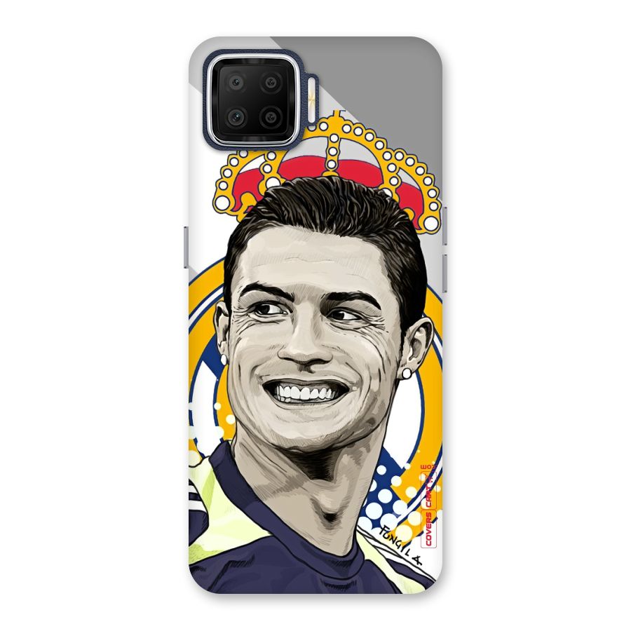 Ronaldo Madrid King Back Case for Oppo F17