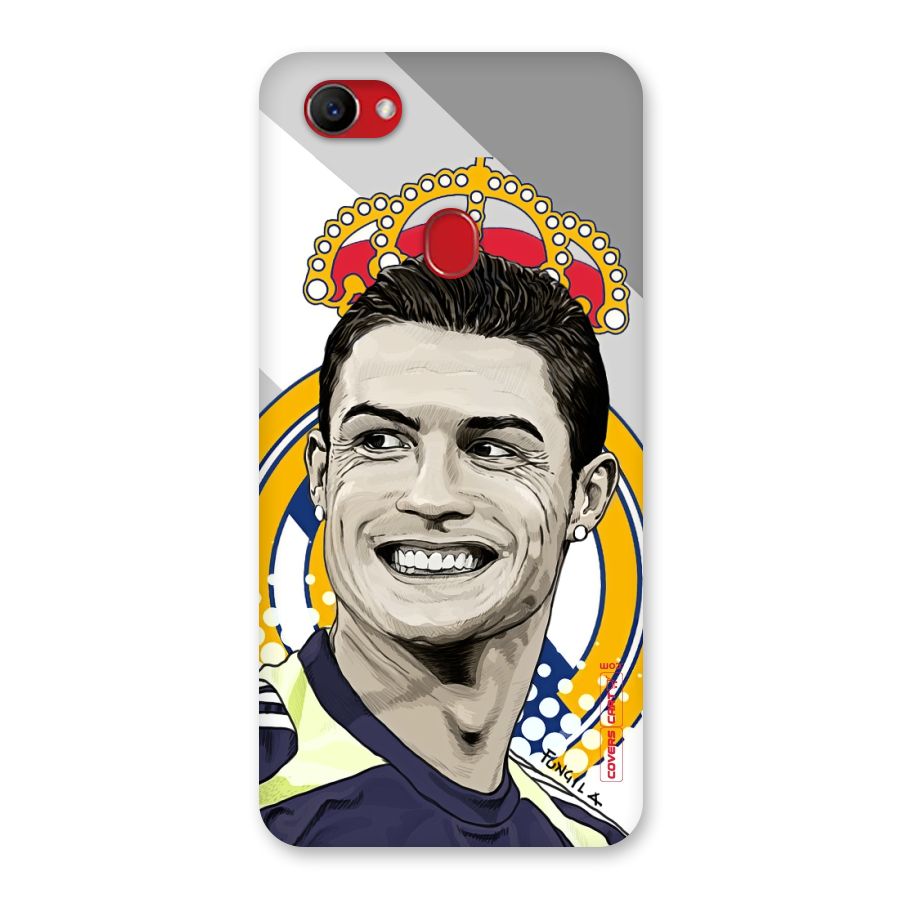 Ronaldo Madrid King Back Case for Oppo F7