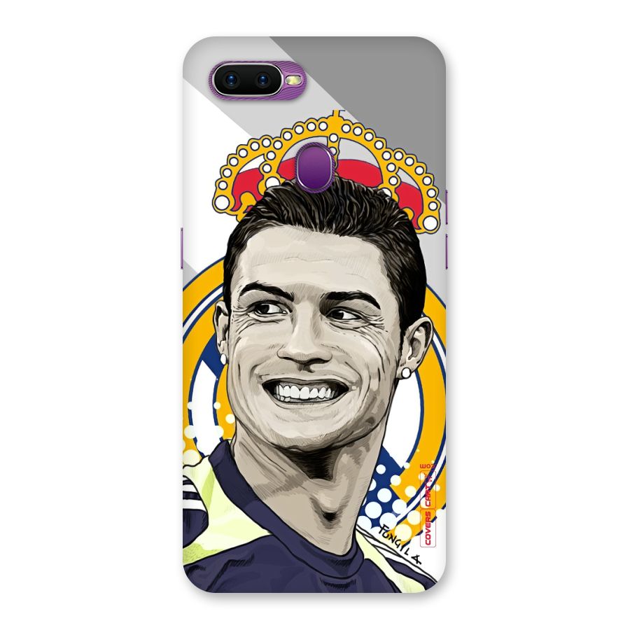 Ronaldo Madrid King Back Case for Oppo F9