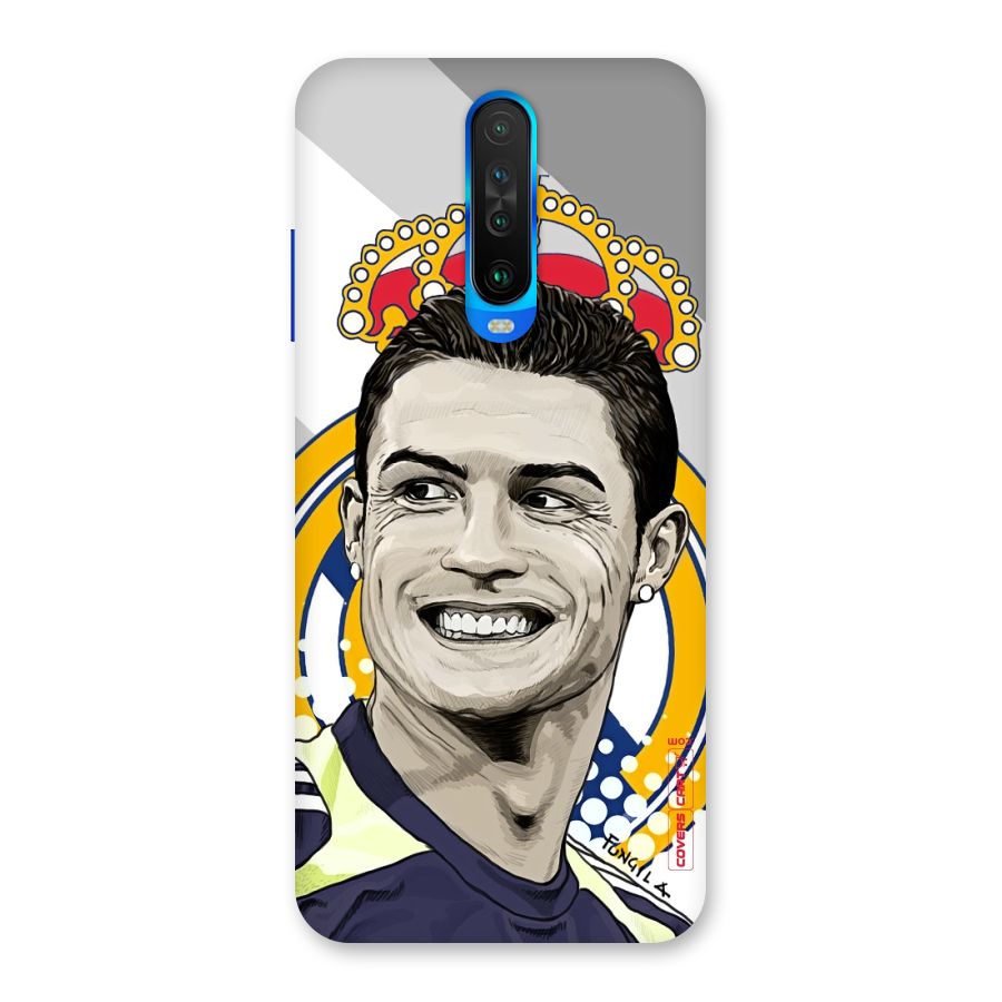 Ronaldo Madrid King Back Case for Poco X2