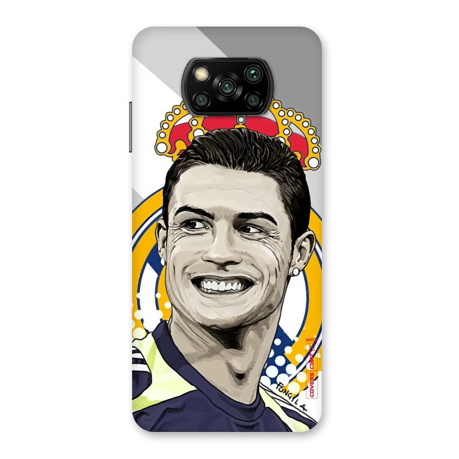 Ronaldo Madrid King Back Case for Poco X3
