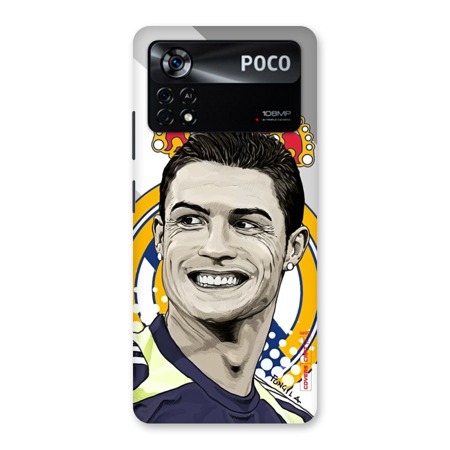 Ronaldo Madrid King Back Case for Poco X4 Pro 5G