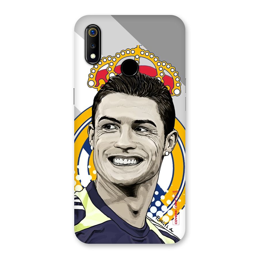 Ronaldo Madrid King Back Case for Realme 3