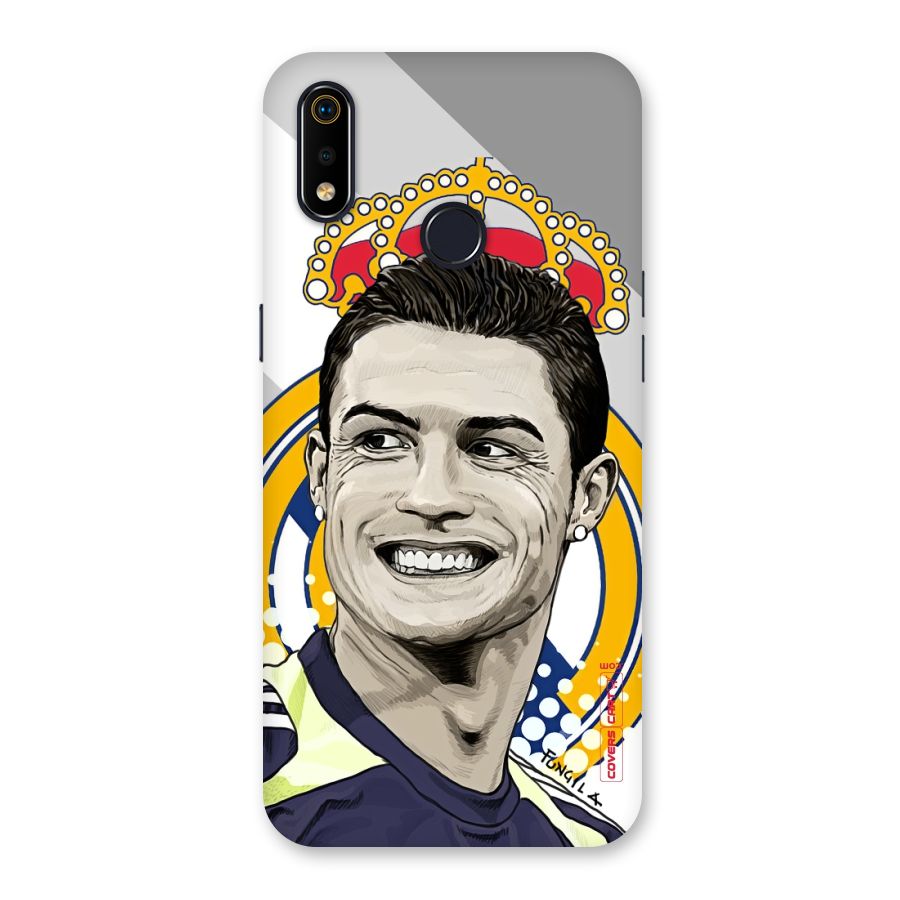 Ronaldo Madrid King Back Case for Realme 3i