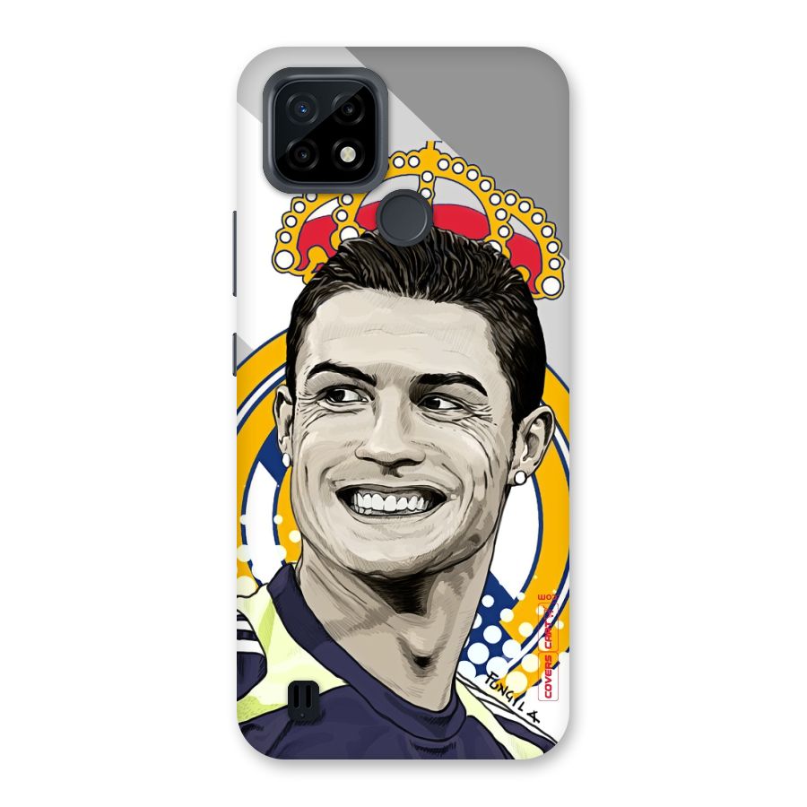 Ronaldo Madrid King Back Case for Realme C21