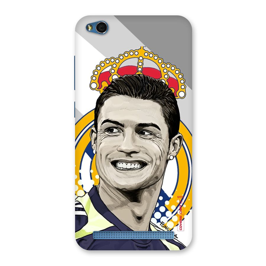 Ronaldo Madrid King Back Case for Redmi 5A