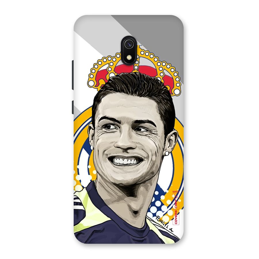 Ronaldo Madrid King Back Case for Redmi 8A