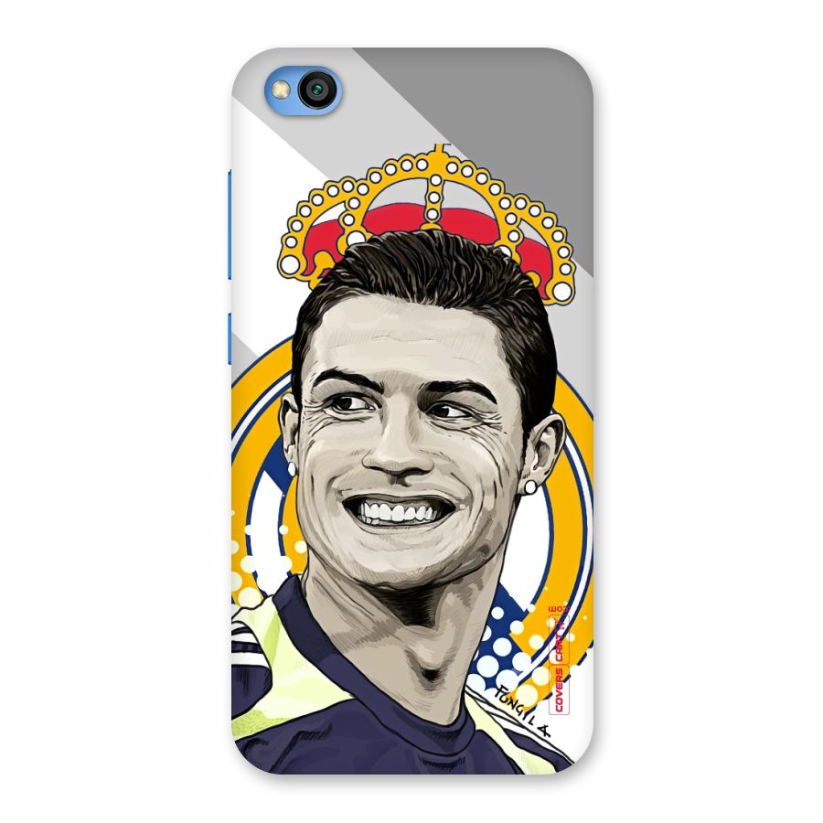 Ronaldo Madrid King Back Case for Redmi Go