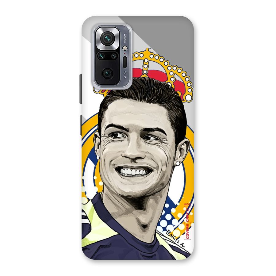 Ronaldo Madrid King Back Case for Redmi Note 10 Pro Max