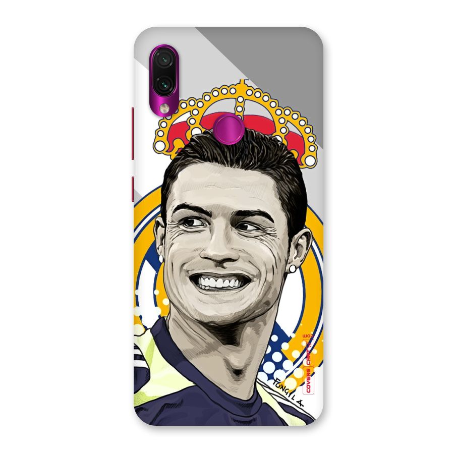 Ronaldo Madrid King Back Case for Redmi Note 7 Pro