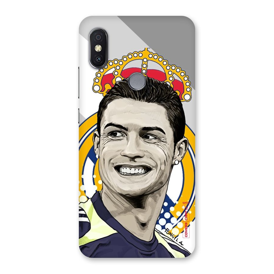 Ronaldo Madrid King Back Case for Redmi Y2