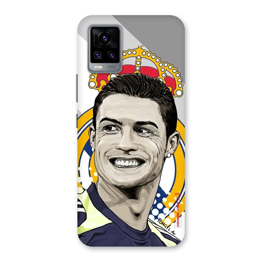 Ronaldo Madrid King Back Case for Vivo V20