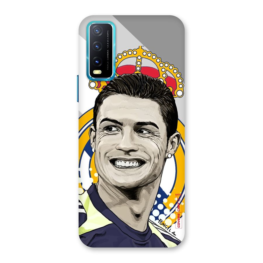 Ronaldo Madrid King Back Case for Vivo Y20A