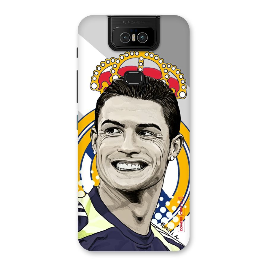 Ronaldo Madrid King Back Case for Zenfone 6z