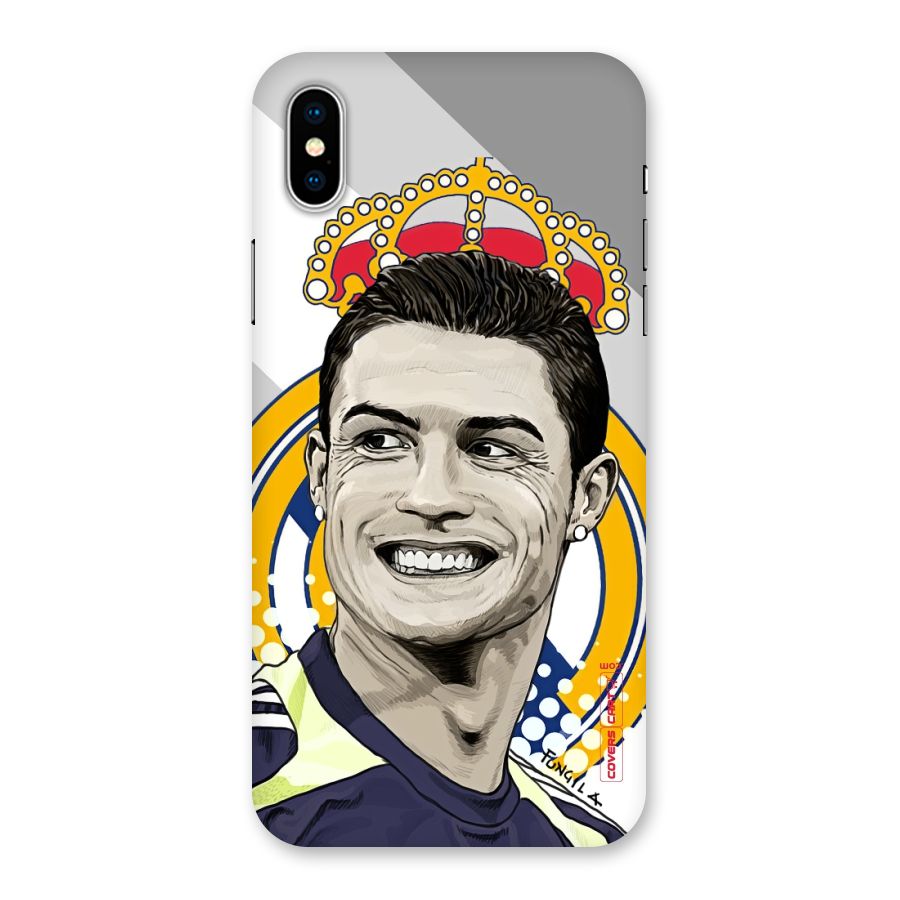 Ronaldo Madrid King Back Case for iPhone XS