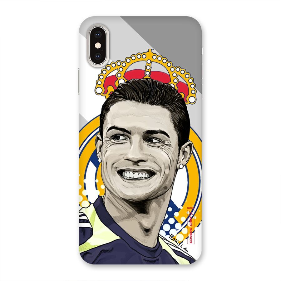 Ronaldo Madrid King Back Case for iPhone XS Max