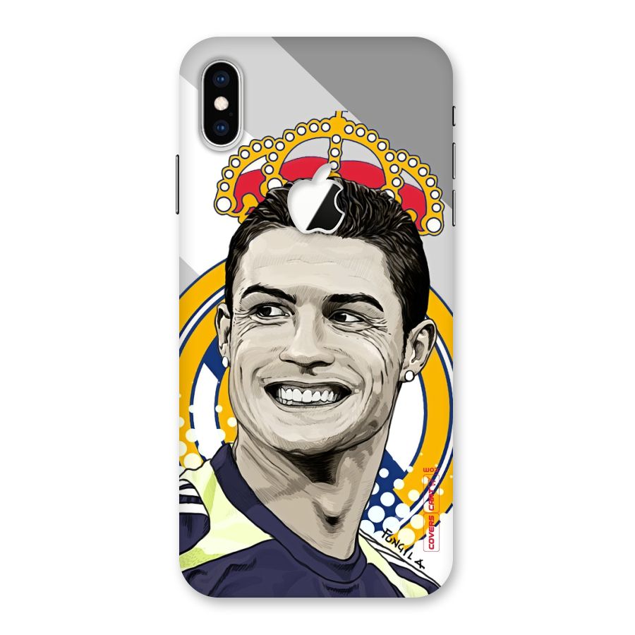 Ronaldo Madrid King Back Case for iPhone XS Max Apple Cut