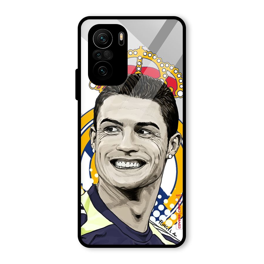 Ronaldo Madrid King Glass Back Case for Mi 11X Pro
