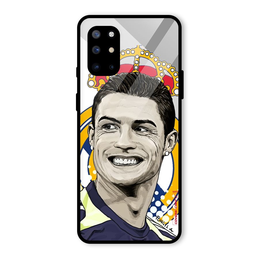 Ronaldo Madrid King Glass Back Case for OnePlus 8T