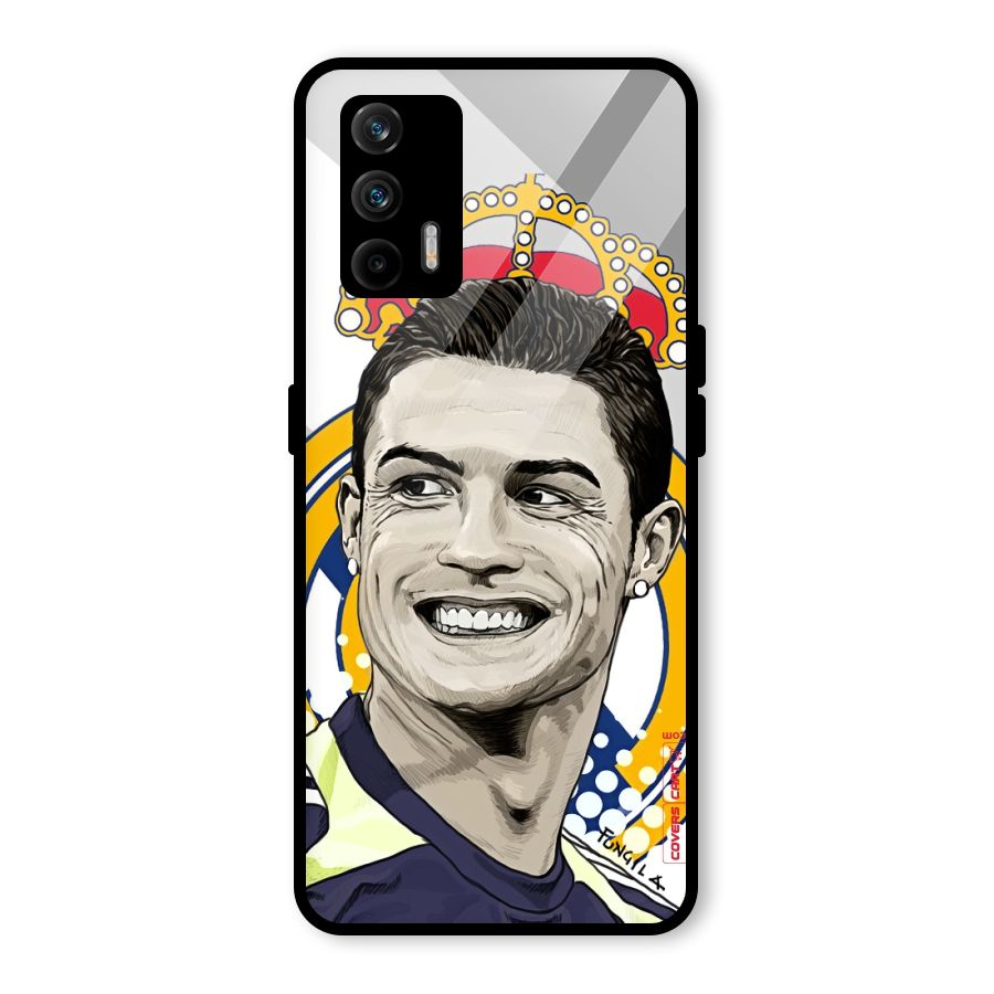 Ronaldo Madrid King Glass Back Case for Realme GT 5G