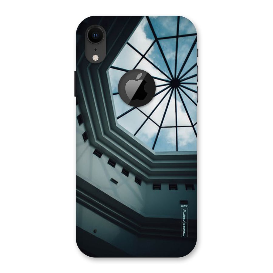 Rooftop Perspective Back Case for iPhone XR Logo Cut
