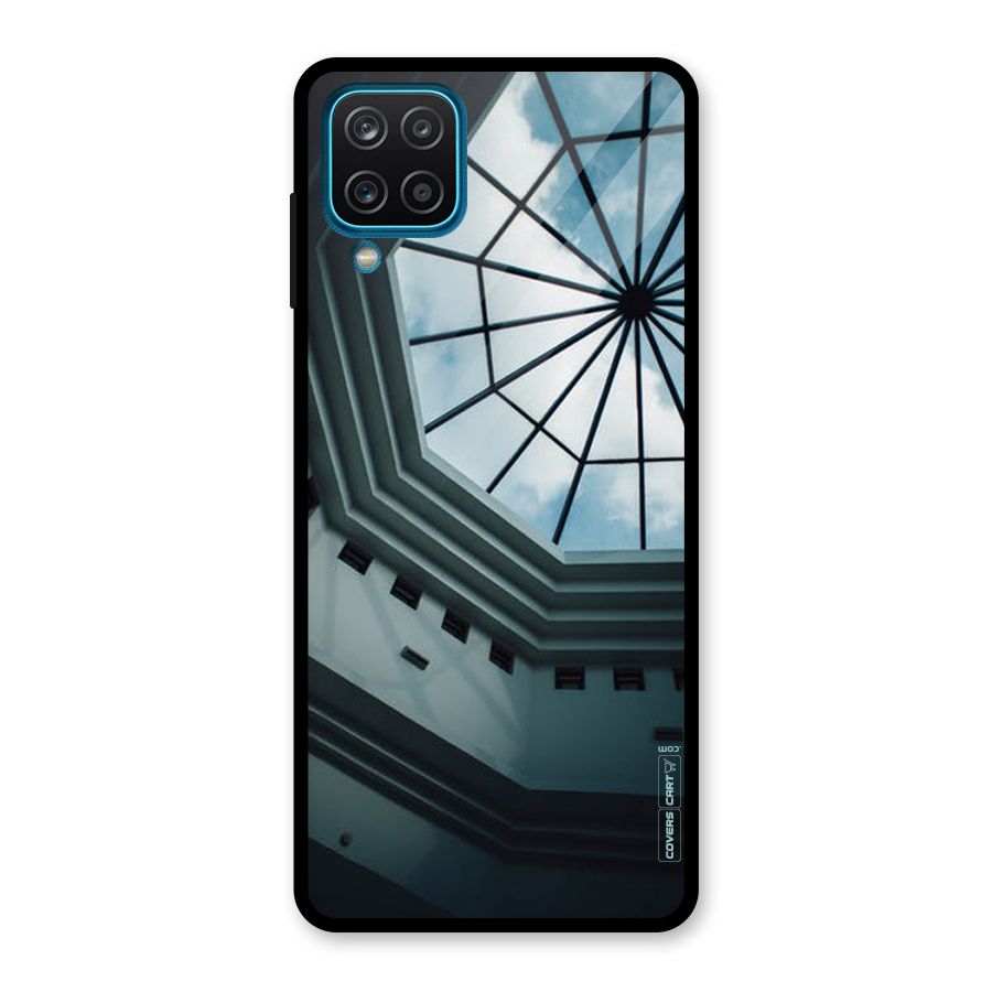 Rooftop Perspective Glass Back Case for Galaxy A12