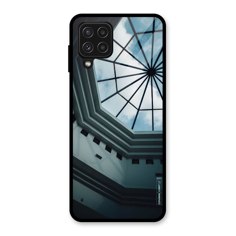 Rooftop Perspective Glass Back Case for Galaxy A22 4G
