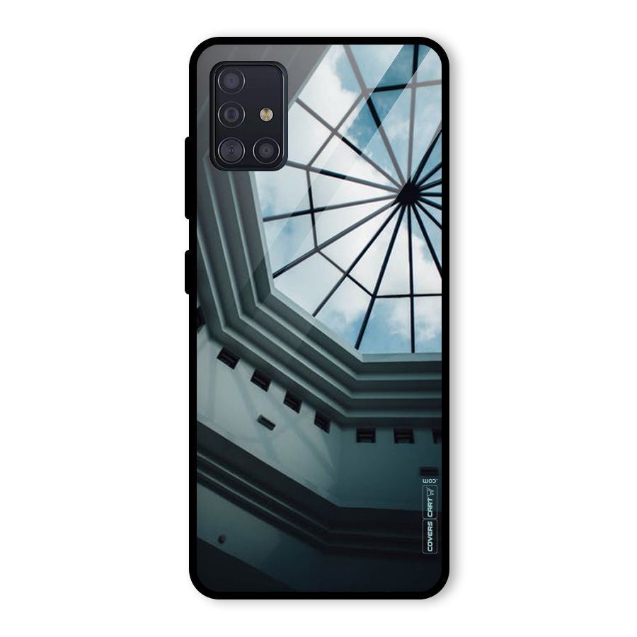 Rooftop Perspective Glass Back Case for Galaxy A51