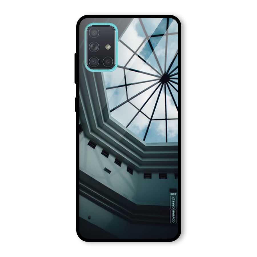 Rooftop Perspective Glass Back Case for Galaxy A71