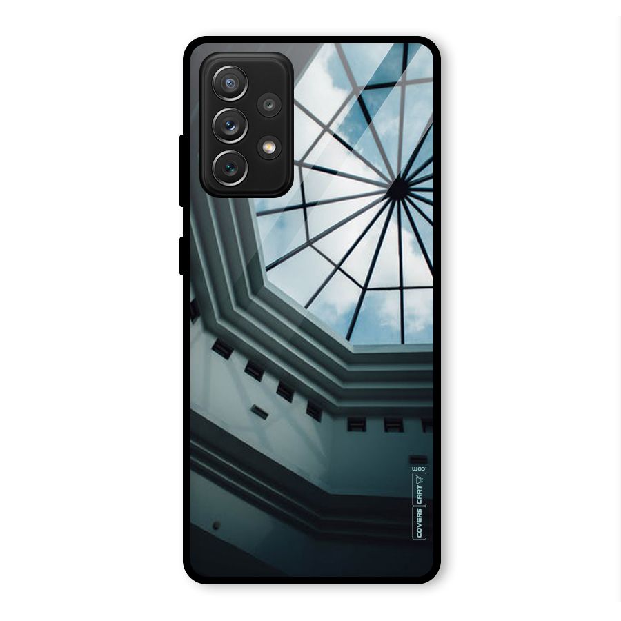 Rooftop Perspective Glass Back Case for Galaxy A72