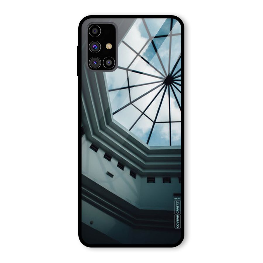 Rooftop Perspective Glass Back Case for Galaxy M31s