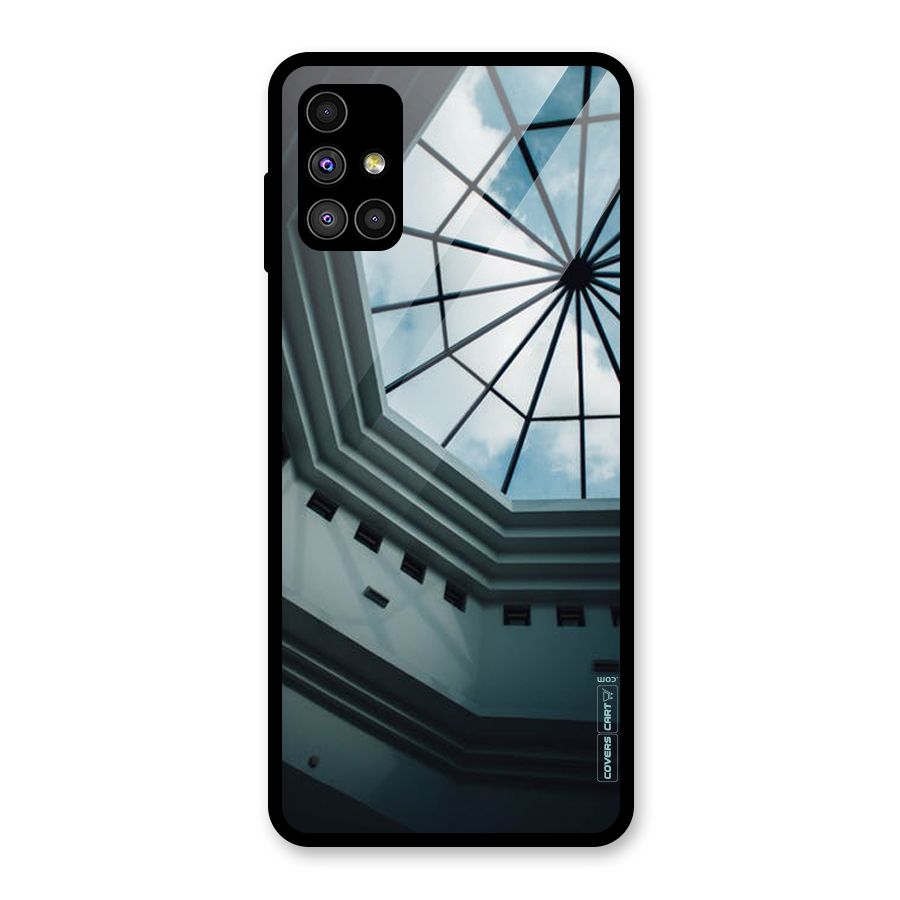 Rooftop Perspective Glass Back Case for Galaxy M51