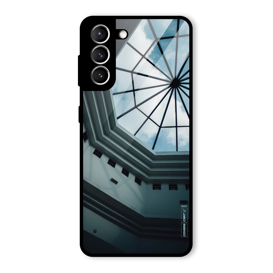 Rooftop Perspective Glass Back Case for Galaxy S21 5G